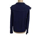 Andrew Marc  NWT navy blue sweater with gold zipper size Medium Photo 4