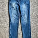 White House | Black Market  High Rise Medium Wash Slim Crop Denim Jeans Size 4 Long Photo 1