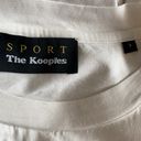 The Kooples  white cropped beaded palm tree tee L Photo 5