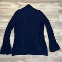 Chadwick's Chadwick’s Navy Blue Cross Wrap Front V-Neck Thick Long Sleeve Sweater Medium Photo 8