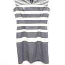 Tommy Hilfiger NWOT 6  Cocktail Grey Striped Dress Photo 3