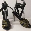 Veronica Beard  Calida Lace Up Heeled Sandal Sz 39 Photo 0