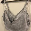 Aerie NWT  Ribbed Lace Bra Top - Size Large Photo 3