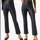 Spanx  Leather-Like Cropped Kick Flare Pant 20848T Size Large Photo 1