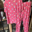 Munki Munki Chickens pajamas set short sleeve button down shirt top pants stretchy cooling Photo 5