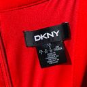 DKNY Size 4 Cherry Red Maxi Dress Photo 3