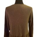 J.Jill  Forest Green Long Sleeve Babydoll Lagenlook Dress Size Small Photo 7