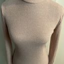 🌻  Soft Knitted Turtleneck Mini Dress Long Sleeves Photo 2