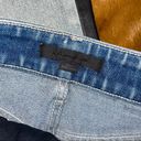 Alexander Wang  Snap-Detailed Leather and Denim Skinny Pants Photo 10