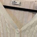 Hollister White Cropped Cardigan Photo 1