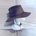 Krass&co Henschel Hat  USA vintage brown Indiana Jones style explorer hat sz women’s M Photo 3