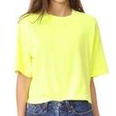 Citizen Cotton  Neon Yellow Tokyo Crop Tee Photo 0