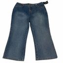 Xhilaration Women's  Vintage Wide Leg Cropped Jeans Size 11 Medium Wash Flare Photo 0