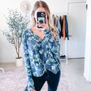 Urban Outfitters Out From Under Floral Button up Waffle Knit Long Sleeve Photo 3