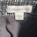 Coldwater Creek Black Knit Plaid Stretch Pencil Skirt Photo 8