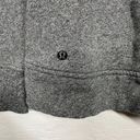 Lululemon  Women 6 Heathered Gray Hoodie Sweatshirt Kangaroo Pocket Thumbholes Photo 8