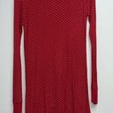 Live Love Dream Aeropostale  Waffle Knit Nightgown Long Sleeve Womens Size S Red Photo 3