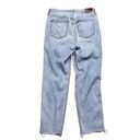 Hollister  Women's Ultra High-Rise Mom Jeans Size 29 Distressed Light Wash Photo 2