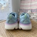 Hoka One One Bondi 8 Airy Blue Sunlit Ocean Road Photo 4