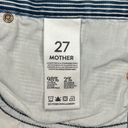 MOTHER Denim  S.N.S Striped Jean On The Road Mini Skirt Size 27 Photo 9