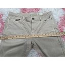 J.Jill  Denim jeans Women's 14P Cropped Authentic Fit Capri Beige Raw Hem Photo 8