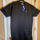 Adidas Original Sz L Women’s Laced Tee Dress Skirt Black HK5079 NWT MSRP $50 Photo 0