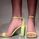 Wild Diva Neon Yellow Heels Photo 1