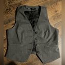 ZARA  Gray Tailored Waitcoat Vest Photo 1