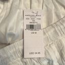 American Eagle  Outfitters Drawstring Skort Elastic Waist White Size M NWT Photo 7