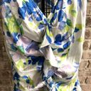 St. John  Sleeveless Floral Blouse 10 Silk Floral Ruffled See pics, descr… Photo 2