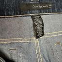 Calvin Klein Jeans Calvin Klein Womens Plus Sz 20 Dark Skinny Fit Straight Leg Denim Blue Jeans Photo 4