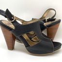 Sofft Black Leather slingback heel Sandal Size 10 Photo 5