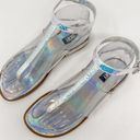 DKNY  Ava Iridescent Ankle Strap Thong Sandals, NEW, Size 6, MSRP $120 Photo 6