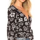 Majorelle  |Stevie Top Black Woodland Floral Photo 2