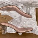 Shoe Land Nude/Clear Heels Photo 0