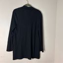 Chico's Chico’s waffle, knit, Poncho sweater, lightweight size 0 (small 4/6) snap button Photo 6