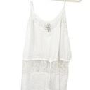 In Bloom  By Jonquil Womens Lace Wedding Night Lingerie Romper Playsuit Size L Photo 2