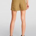 ALLSAINTS  Linen-Blend Deri Lyn Shorts Women's 12 Tan Pleated Wide Leg NWT Photo 1