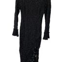 Alexis  Fala Lace Long-Sleeve Front-Slit Cocktail Dress Photo 0