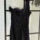 Dry Goods Black One Shoulder Dress Photo 1