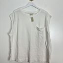 Free People  Our Time T-Shirt in Ivory Size Small NWT Photo 4