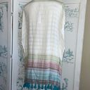 PilyQ  Copper Adriana Tassel Tunic multi-stripe swim coverup NWT Photo 8