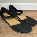 Naot Heel Black Velvet Nubuk Mary Jane Shoes, Size 7 Photo 2