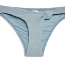 Topshop  Velour Knot Bikini Bottoms Light Blue Photo 2