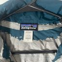 Patagonia Coat Teal Hooded Rain L Casual Outdoor *flawed Photo 11