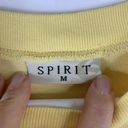 Spirit Jersey Boston Massachusetts Size M  Shirt Long Sleeve Yellow Cotton R206 Photo 4