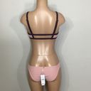 PilyQ New.  blush/pink, brown, mint bikini. D-cup top/ S-bottom. Normally $168 Photo 3