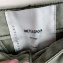 One Teaspoon ‎ Olive Straight Leg Cargo Utility Pant With Exposed Button Fly Photo 6