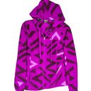 Athletic Works Purples & Black Zip Hoodie Jacket Women Sz M 8-10 Photo 0