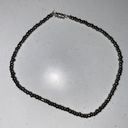 Artisan Dark Grey and Silver Choker Necklace Photo 0